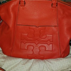 Tory Burch Gorgeous Orange Satchel Bag